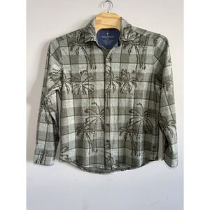 Tommy Bahama FIRESIDE PALM SPRINGS STRETCH FLANNEL Shirt $148 Large Green